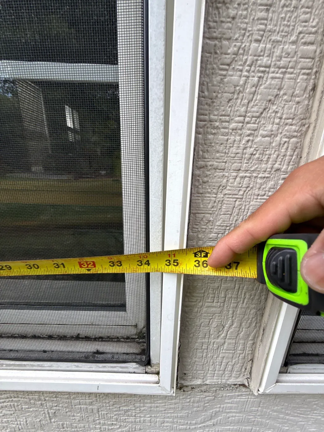 Frame and seal detail on a Zionsville window job